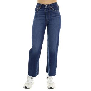 JEANS RIBCAGE STRAIGHT ANKLE LEVI'S BLU
